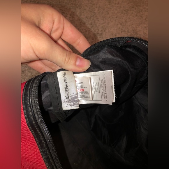 Walt Disney World 1971 Tote Carry On Gym Bag weekender Mickey Mouse ref black - Picture 2 of 6